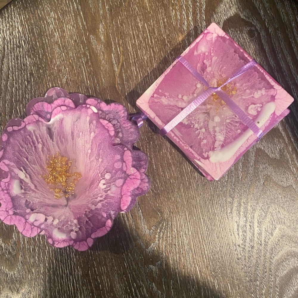 BUNDLE SALE - coasters,beaded pens, car coasters, socks, and more